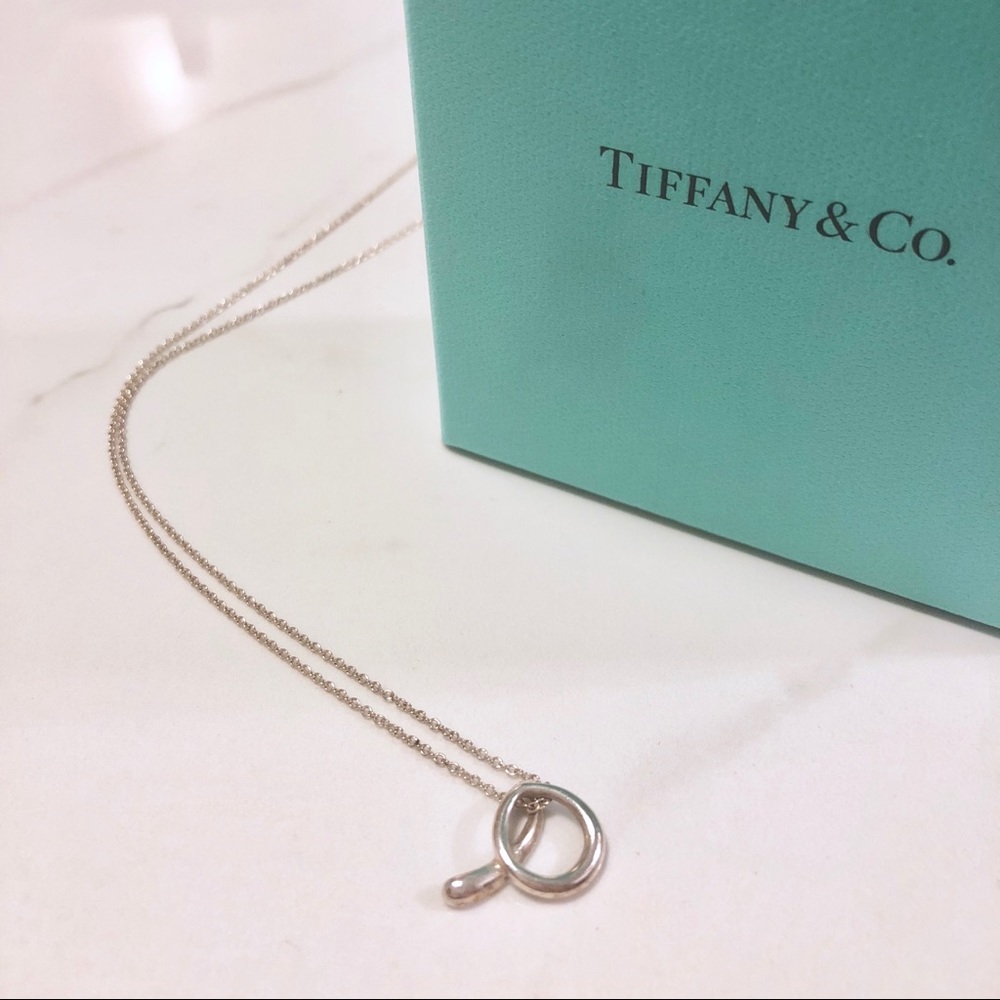 Tiffany & Co. Sterling Silver Letter Pendant